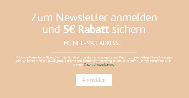 Newsletter abonnieren & 5€ Salamander Gutscheine sichern: